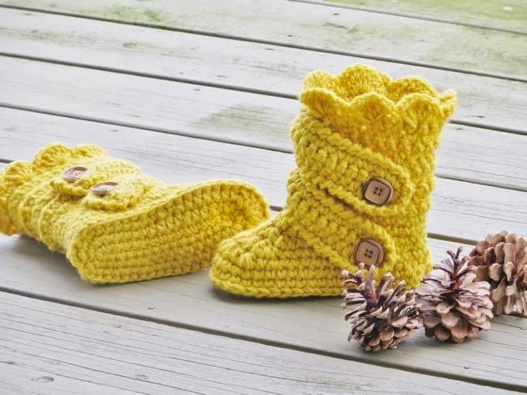 Child’s Classic Snow Boots Crochet Pattern, Pdf Crochet Pattern, US Kid’s sizes 9 to 4
