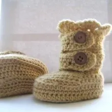 Baby Classic Snow Boots, 0-3 Months up to One year- $5.50