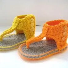 Gladiator Sandals for Baby - 0-12 Months- $5.50