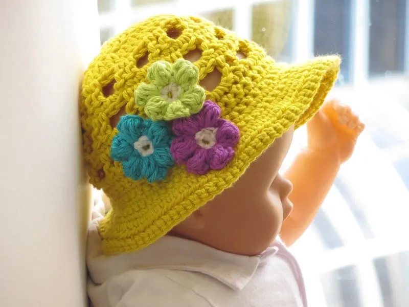 Girl's Sun Hat- Baby to 10 years- $5.50