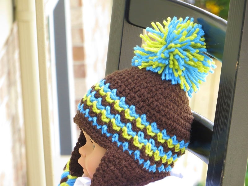 Hayden Ear Flap Hat- Baby to Man- $5