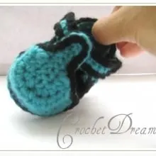 T- strap Booties - 12 Months- $5