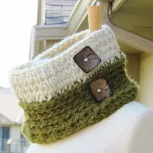 Knit Look Chunky Cowl, Toddler, Child Adult- $5