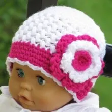 Sofia Beanie - Newborn To Woman - $5