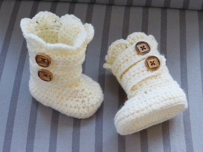 Baby Classic Snow Boots, 0-3 Months up to One year- $5.50