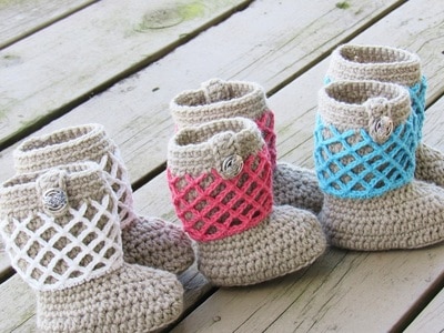 Claire Boots for Baby- 0-12 Months- $5
