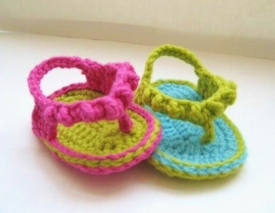 Flip Flops for Baby Girl- 0-3 months to 1 Year- $5