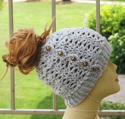 Messy Bun + Slouchy Hat- Toddler to adult- $5.50