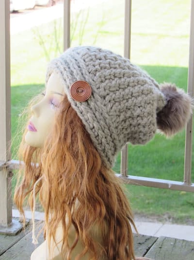 Knit Look Chunky Slouch- Toddler, Child, Adult- $5.50