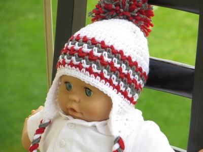 Hayden Ear Flap Hat- Baby to Man- $5