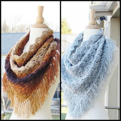 Celestia Triangle Cowl- Toddler, Child and Adult- $5.50