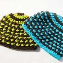 Starry Night Beanie- Newborn to Man Sizes- $5