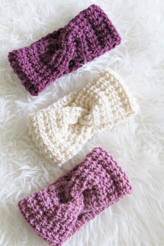 Crochet Winter Headband, Eva Headband - Crochet Dreamz