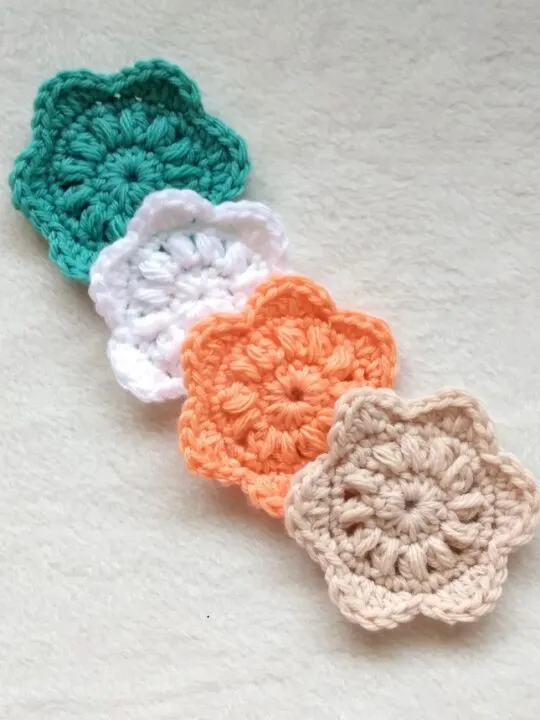 Easy crochet face scrubbies