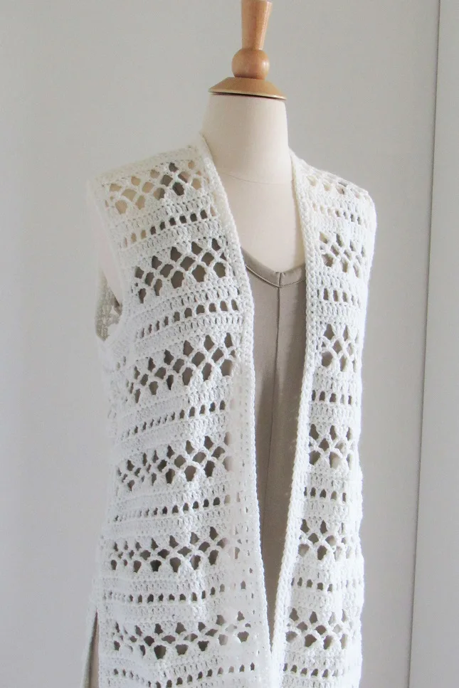 Easy Crochet Vest Free Pattern, Valerie Vest - Crochet Dreamz