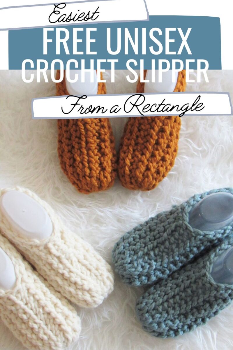 Crochet Men's Slippers Free Pattern, Everyday Slippers - Crochet Dreamz