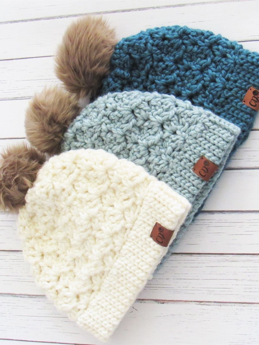 1 Hour Crochet Beanie Pattern - Crochet 