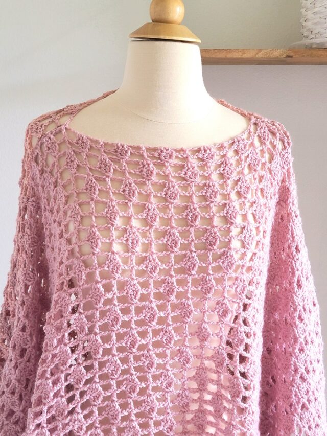 Lightweight Crochet Poncho Pattern Raining Petals Poncho Crochet Dreamz