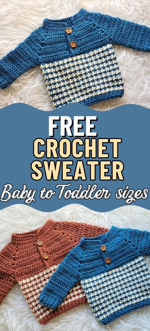 Free Crochet Toddler Sweater Pattern Crochet Dreamz