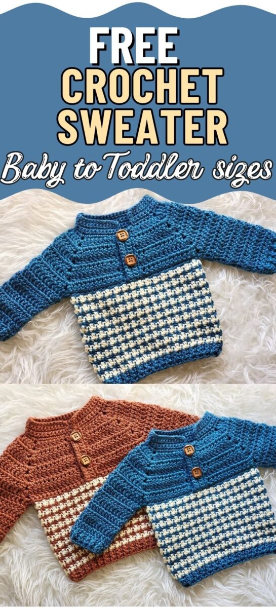Free Crochet Toddler Sweater Pattern Crochet Dreamz