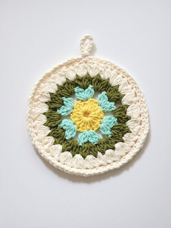 Crochet Round Dishcloth Pattern Crochet Dreamz