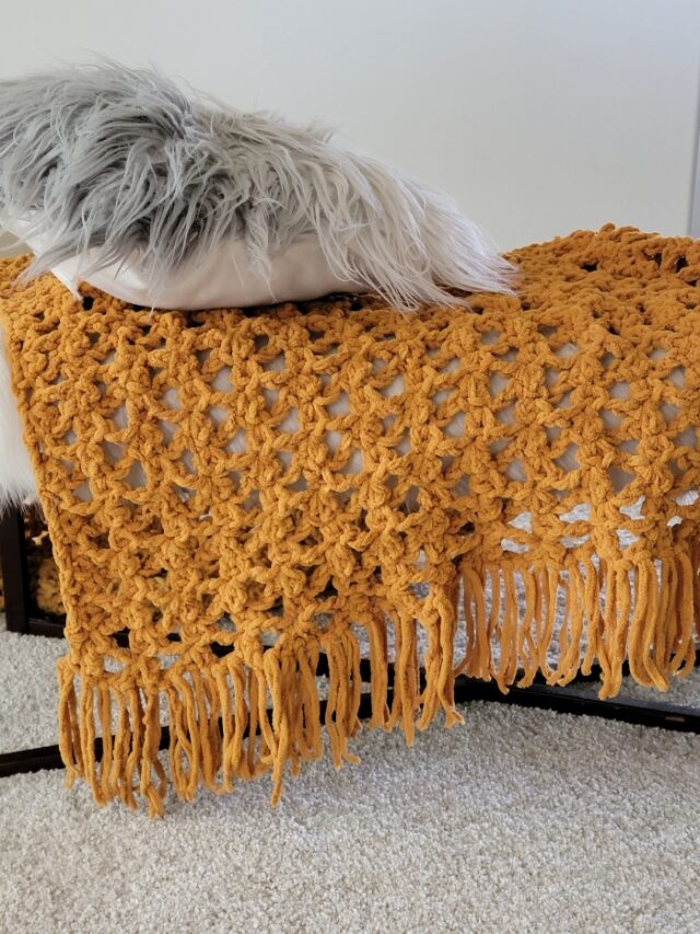 Chunky Crochet Throw Pattern Free, Sunset Throw Crochet Dreamz
