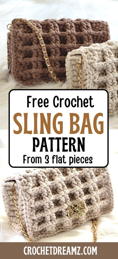 Crochet Sling Bag Pattern Crochet Dreamz
