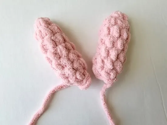Finished ears for the bunny lovey